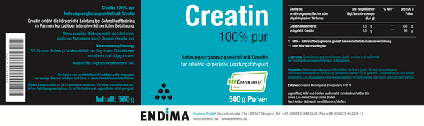 Creatin 100% (Creapure®), 500g