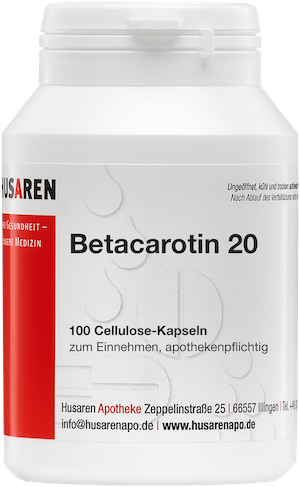 Betacarotin 20, 100 Kapseln