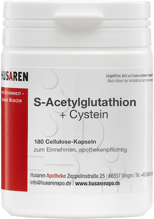 S-Acetylglutathion + Cystein, 180 Kapseln