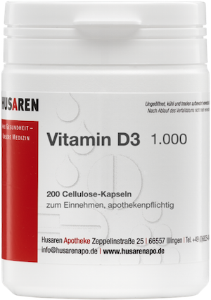 Vitamin D3 1.000, 200 Kapseln