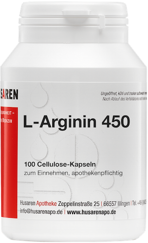 L-Arginin 450, 100 Capsules