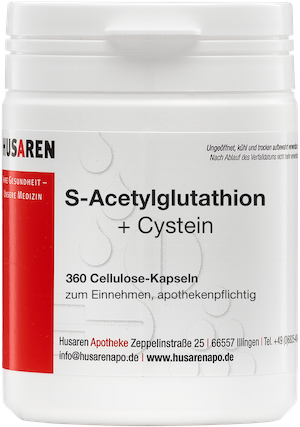 S-Acetylglutathion + Cystein, 360 Kapseln