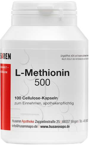 L-Methionin 500, 100 Capsules