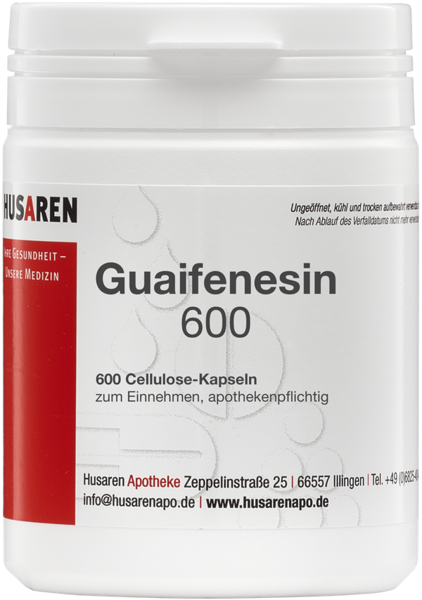 Guaifenesin 600, 300 Capsules