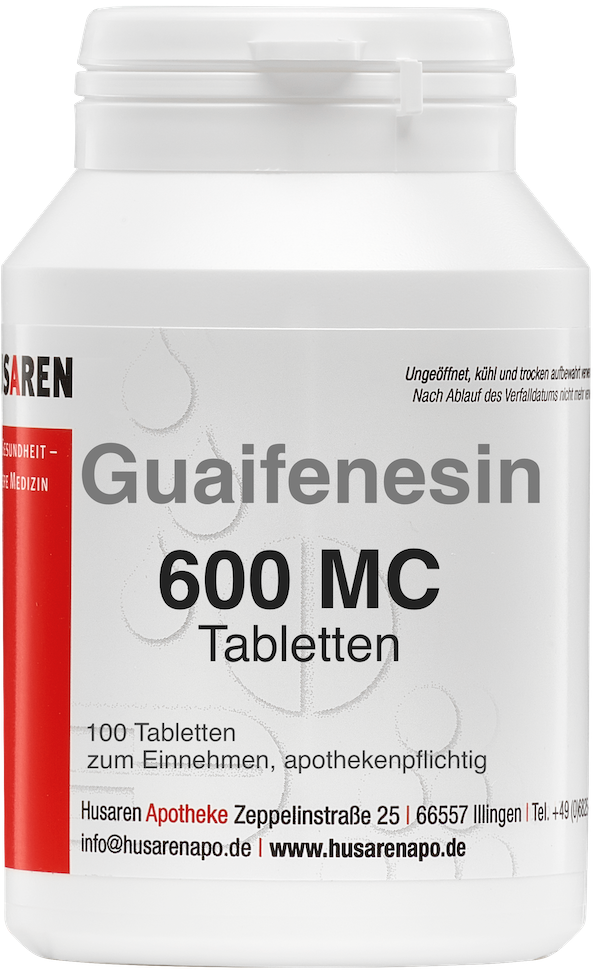 Guaifenesin 600 MC, 300 Tablets