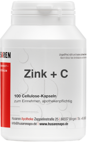 Zink 20 + C, 100 Capsules