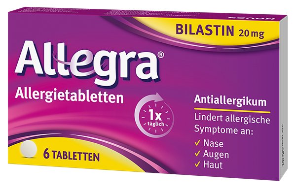 Allegra, 6 Tabletten